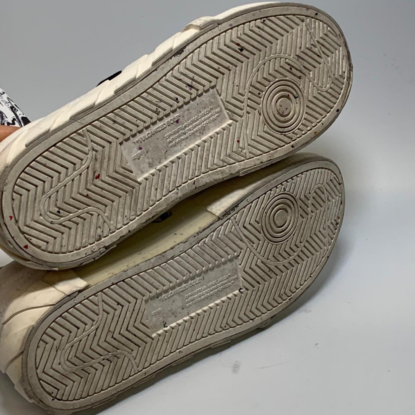 OFF-WHITE Ladies Sneaker Trainer White Vulcanized Canvas Upper Shoe UK6 NEW