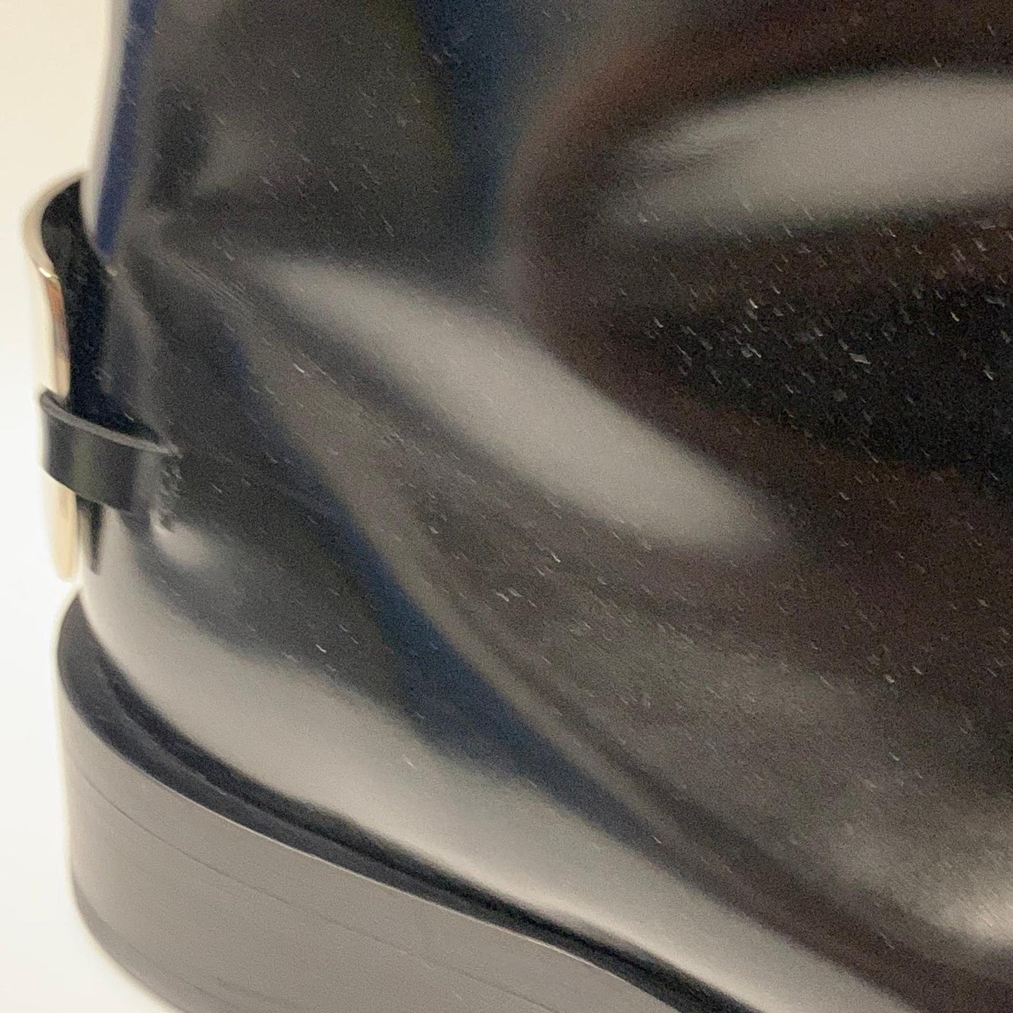 JIL SANDER Men's Boot Zipper Ankle Pointed Toe Black Leather Shoe UK10 NEW