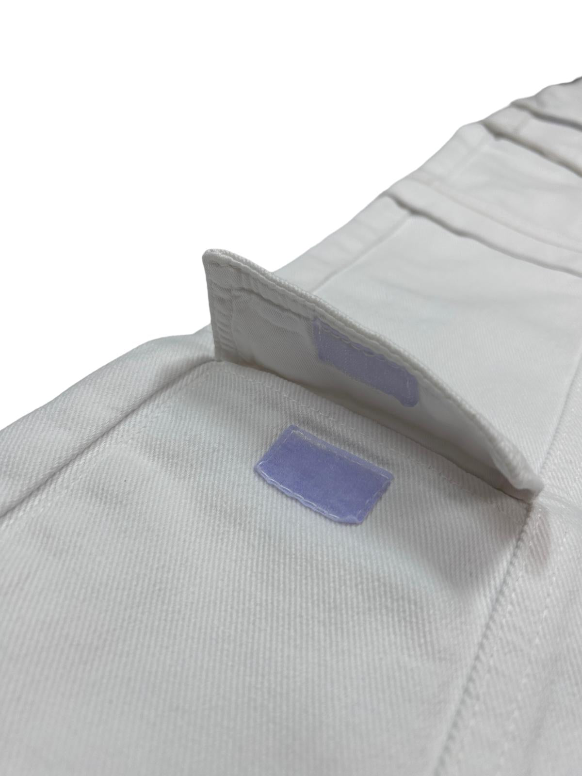 ISABEL MARANT Vokayo Skinny Patch Pockets White Ladies Jeans UK16 NEW RRP 555