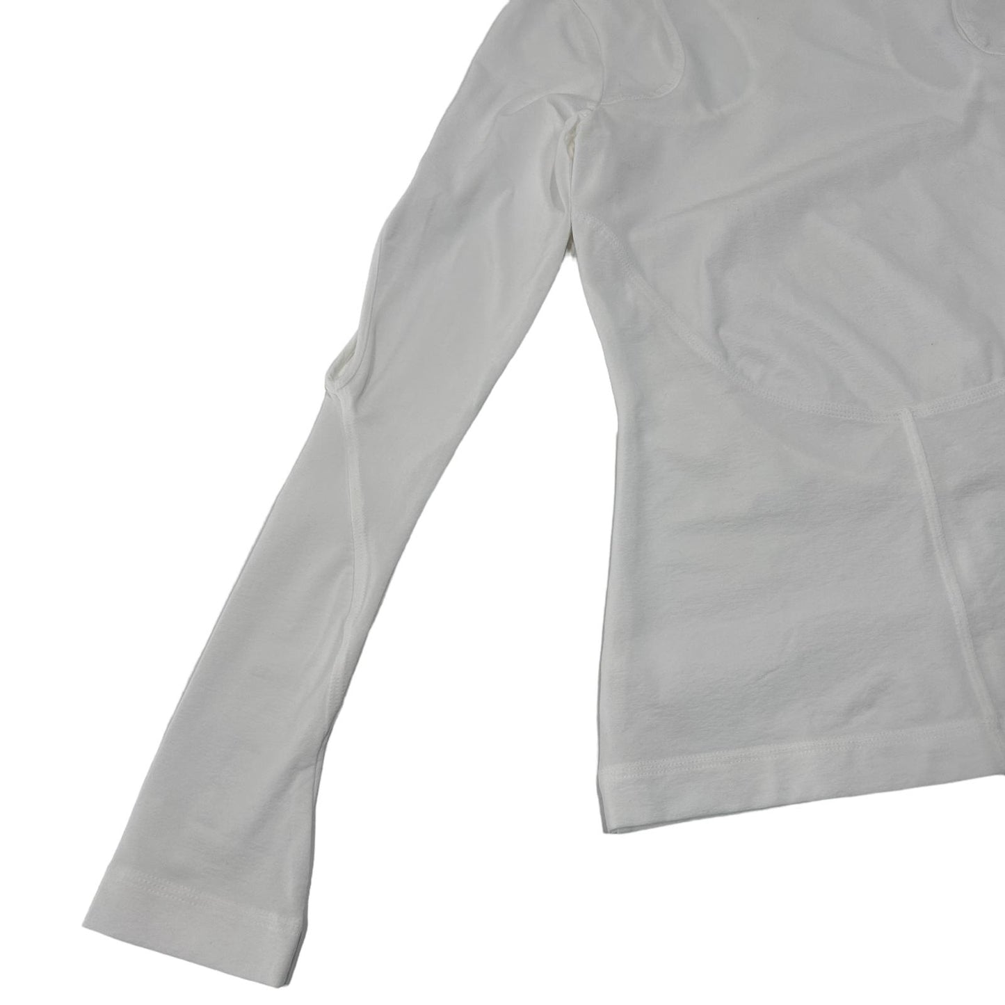 GIVENCHY Top Tee Long Sleeve Cut Out Back Detail Ladies White UK6 NEW RRP 765