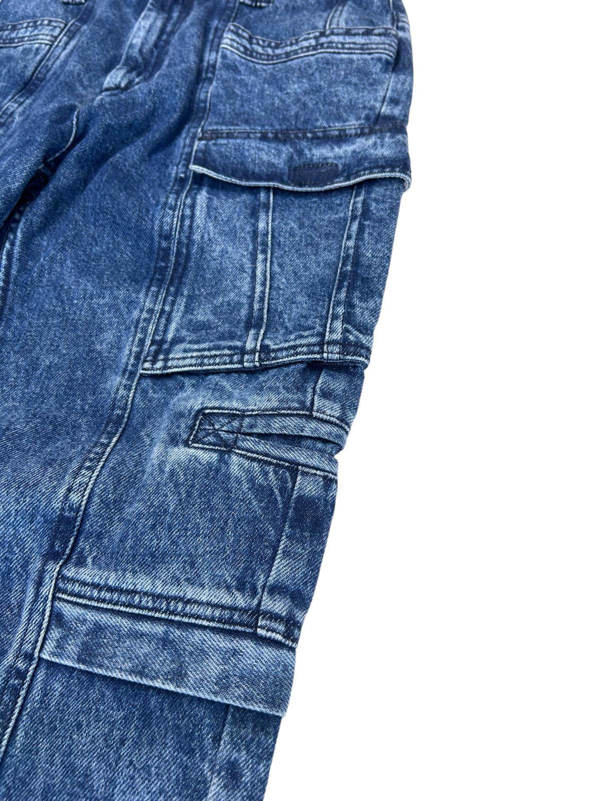 ISABEL MARANT Vokayo Skinny Patch Pockets Ladies Blue Jeans UK10 NEW RRP 555