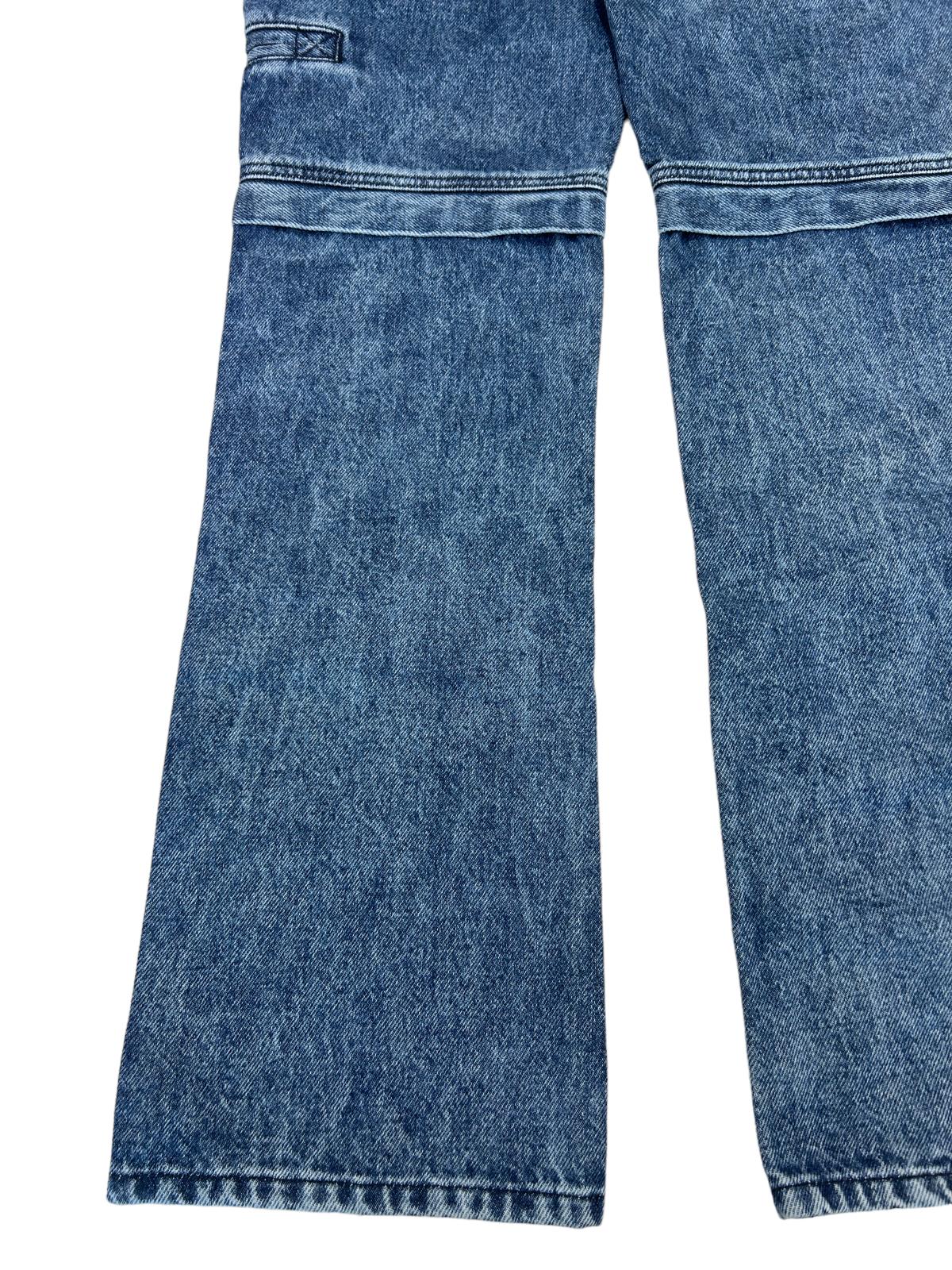 ISABEL MARANT Vokayo Skinny Patch Pockets Ladies Blue Jeans UK10 NEW RRP 555