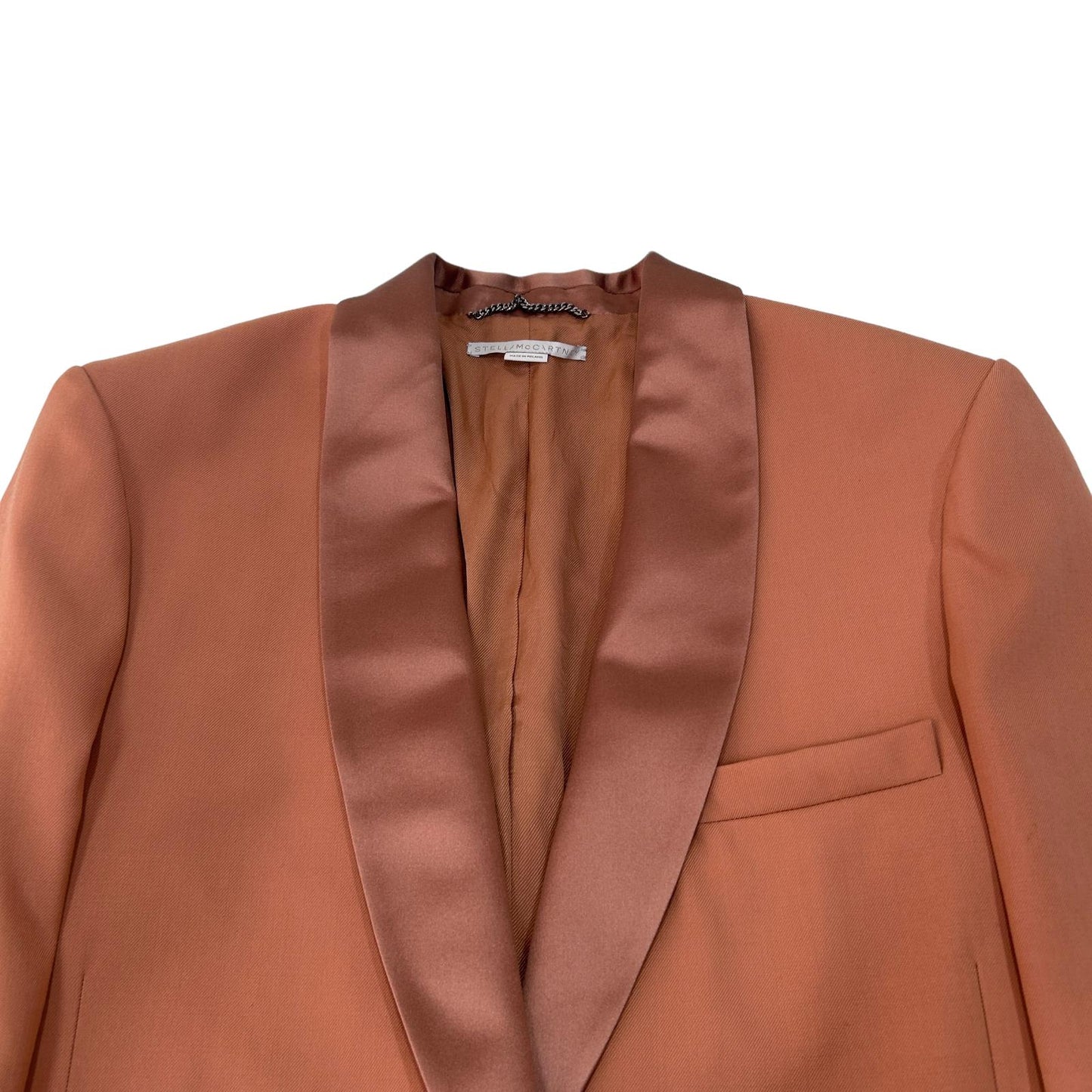 STELLA MCCARTNEY Jacket Blazer Tuxedo Blazer Ladies Oversize UK10 NEW RRP 1250