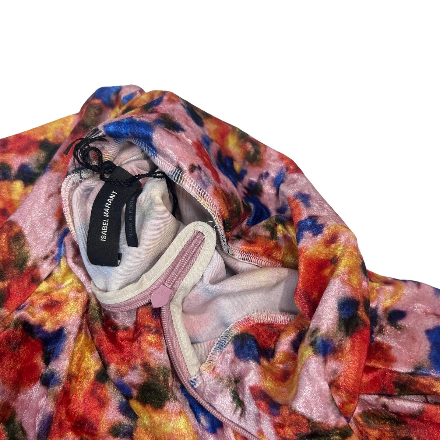 ISABEL MARANT Giloyela Tee Long Sleeve Floral Stretch Jersey UK12 NEW RRP 355