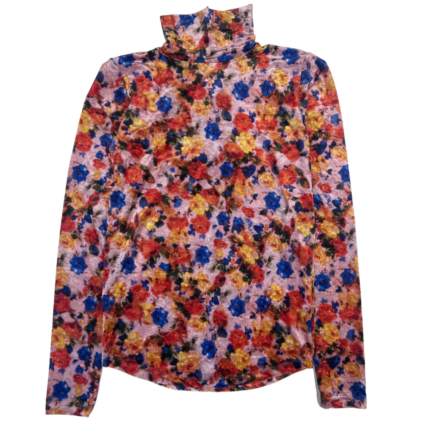 ISABEL MARANT Giloyela Tee Long Sleeve Floral Stretch Jersey UK6 NEW RRP 355