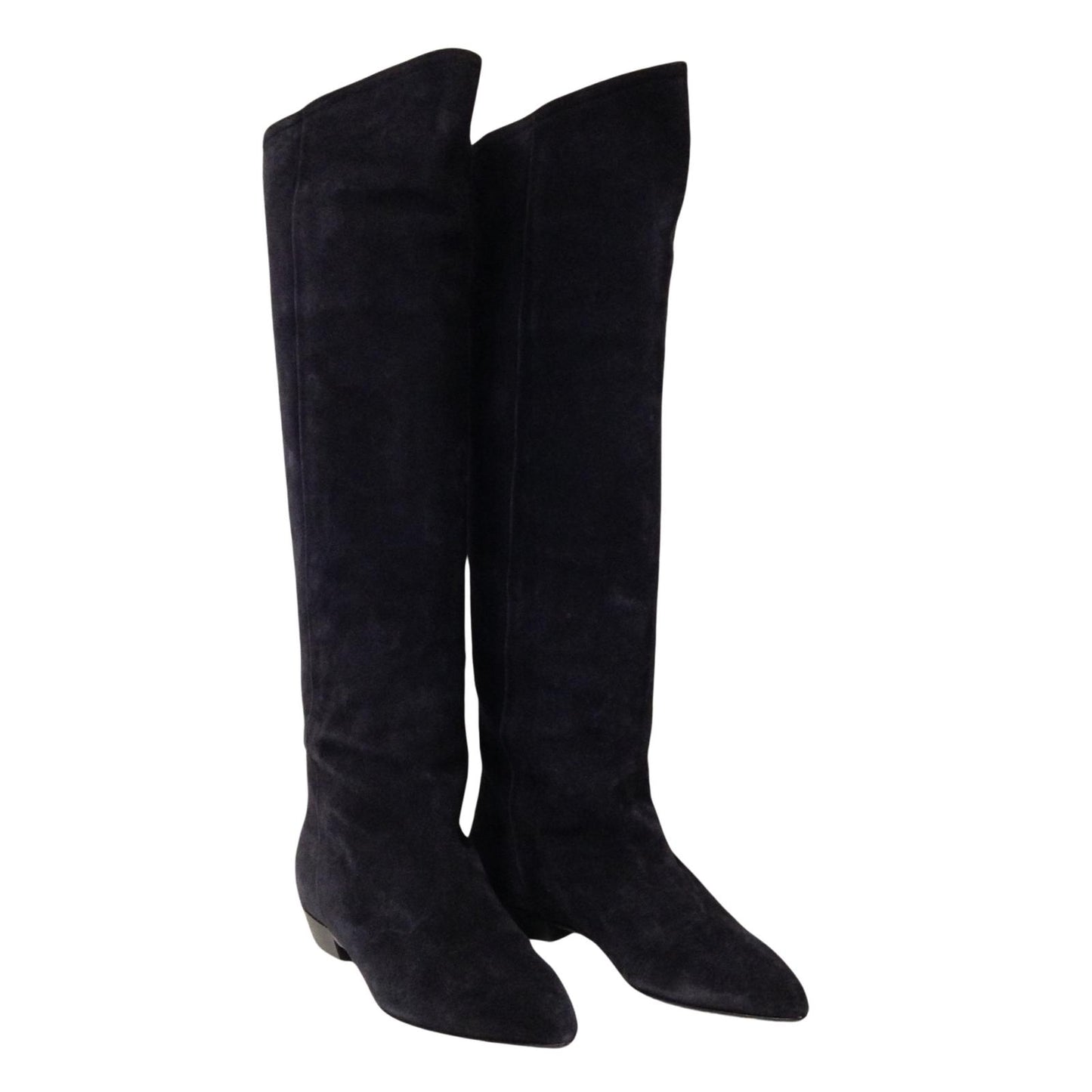 ISABEL MARANT Skarlet Slouch Boot Knee High Suede Black EU38 UK5 RRP795 BNIB