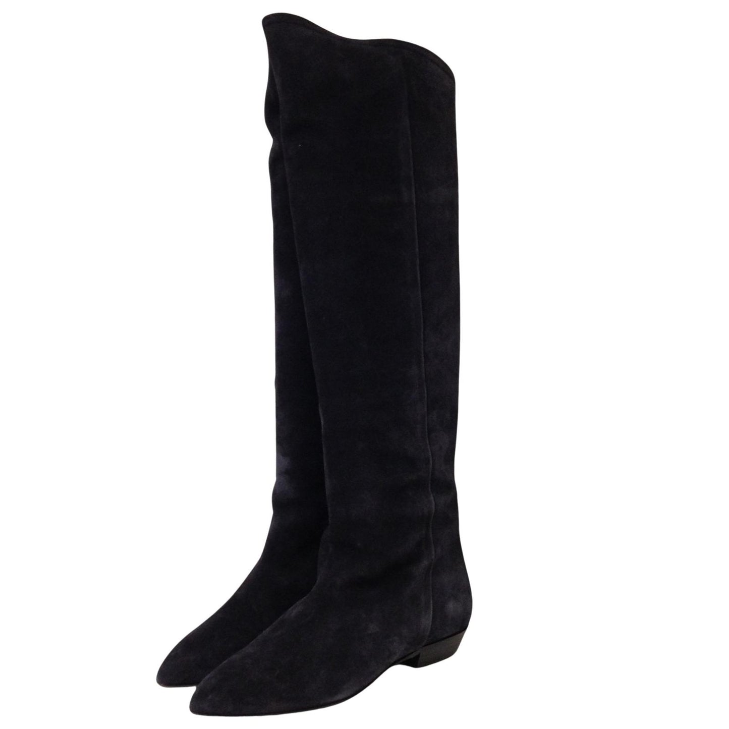 ISABEL MARANT Skarlet Slouch Boot Knee High Suede Black EU38 UK5 RRP795 BNIB