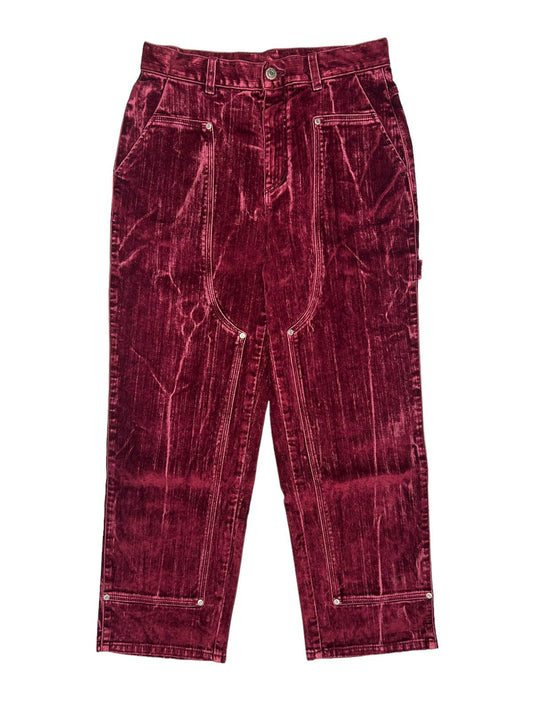 STELLA MCCARTNEY Straight Leg Crop Workwear Rugged Trouser Jeans W25 NEW RRP 795