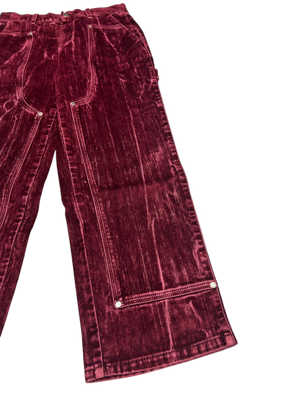 STELLA MCCARTNEY Straight Leg Crop Workwear Rugged Trouser Jeans W25 NEW RRP 795