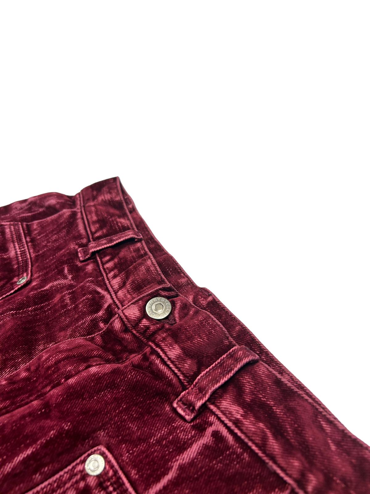 STELLA MCCARTNEY Straight Leg Crop Workwear Rugged Trouser Jeans W25 NEW RRP 795