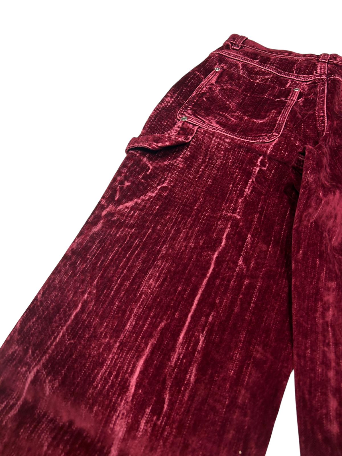 STELLA MCCARTNEY Straight Leg Crop Workwear Rugged Trouser Jeans W25 NEW RRP 795