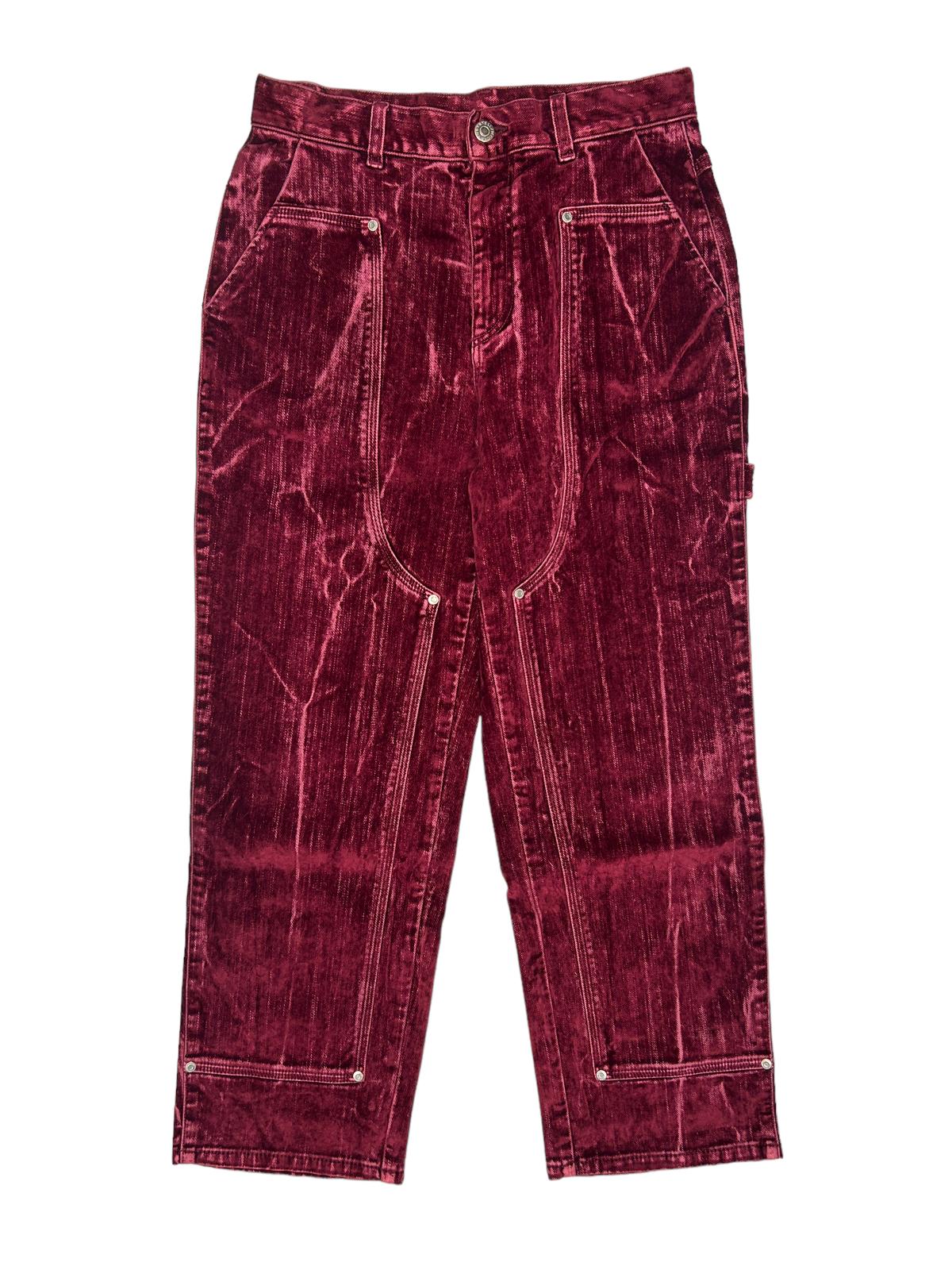 STELLA MCCARTNEY Straight Leg Crop Workwear Rugged Trouser Jeans W26 NEW RRP 795