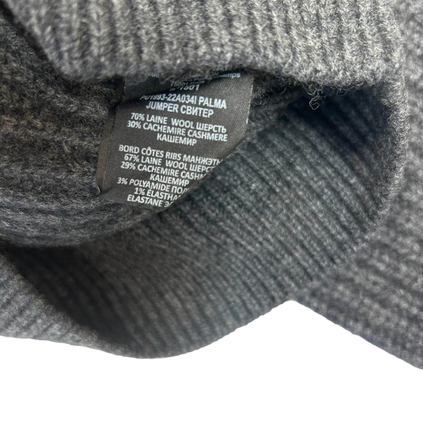 ISABEL MARANT Palma Knit Grey Cut Out Open Back Cashmere Jumper UK10 NEW RRP 760