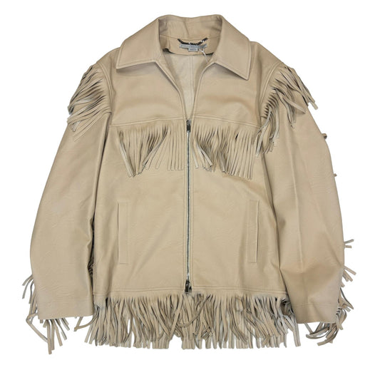 STELLA MCCARTNEY Jacket Skin-Free Fringe Detail Tassle Jacket UK14 NEW RRP 1395