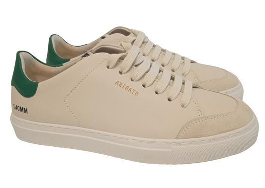 AXEL ARIGATO Ladies Beige & Green Leather Leopard Print Tongue Sneakers UK5 NEW