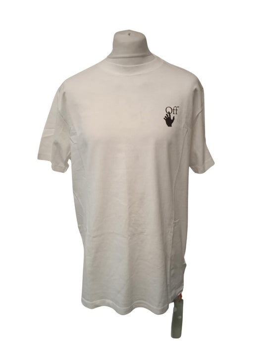 OFF-WHITE Men's White Cotton Caravaggio The Lute Player T-Shirt Size XL NEW