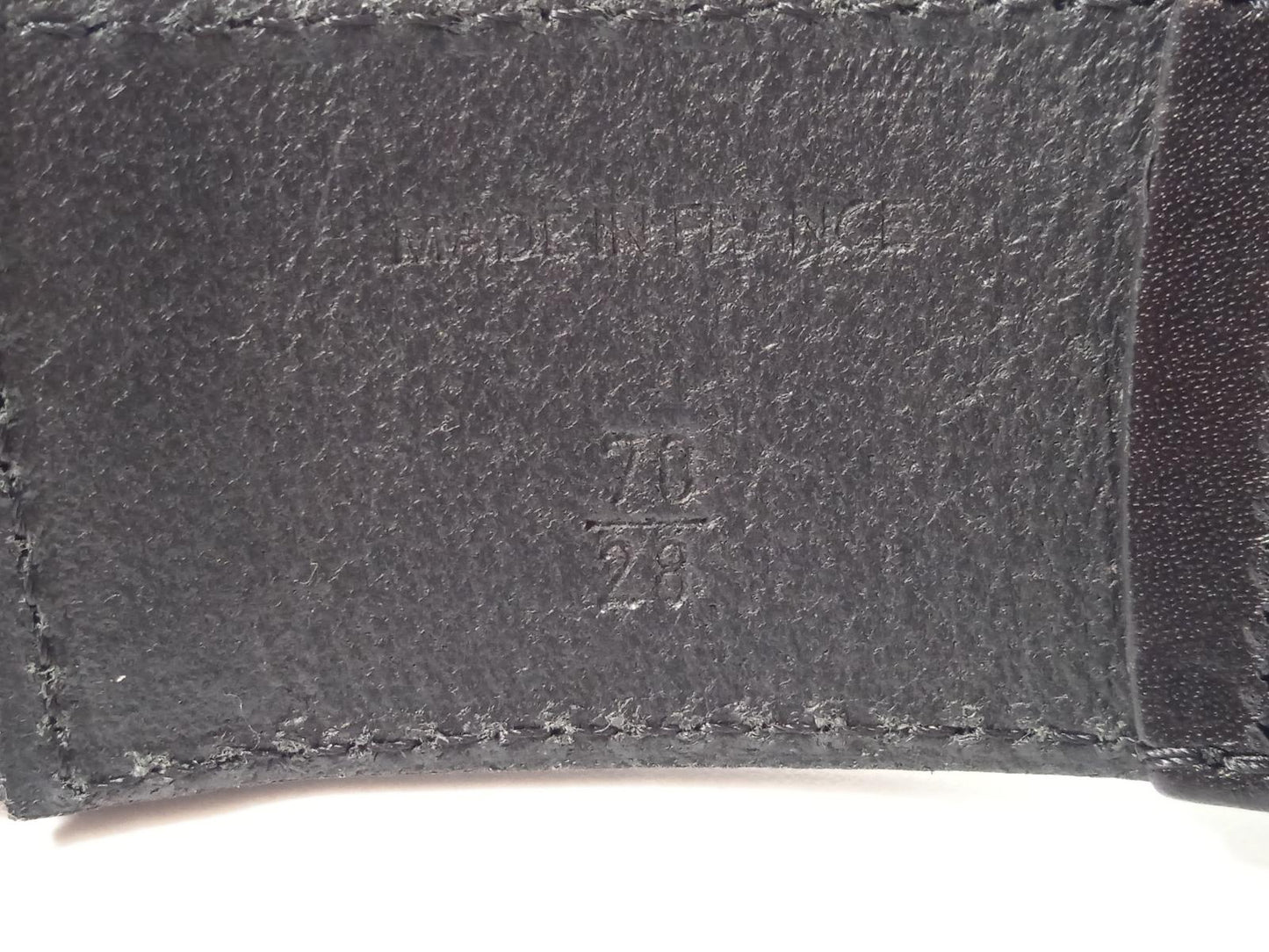 ISABEL MARANT Ladies Black Leather Jacquard Zaf Adjustable Belt 70cm/28" NEW