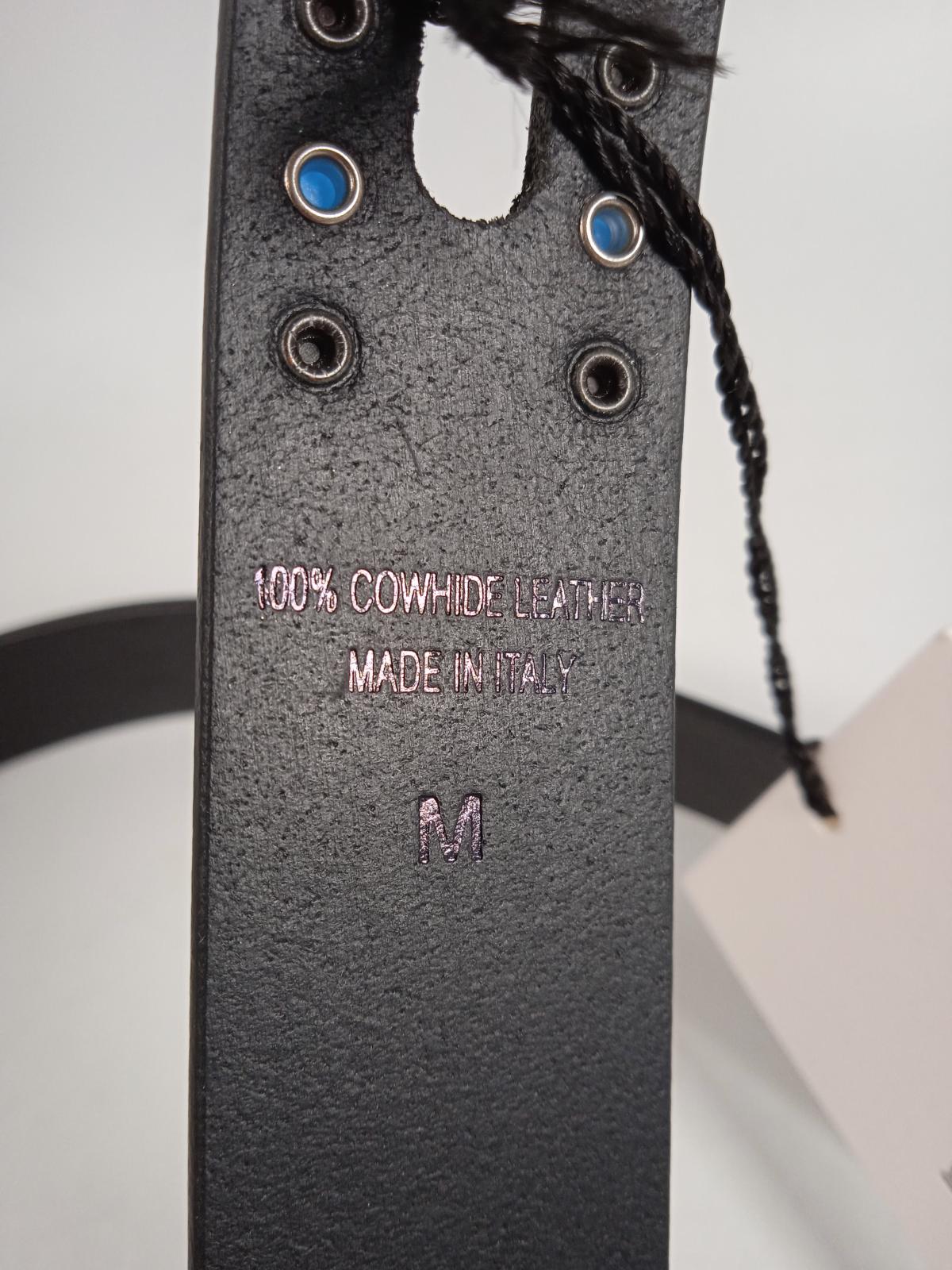 ISABEL MARANT Ladies Black Leather Lecce Stud Embellished Belt Size M NEW