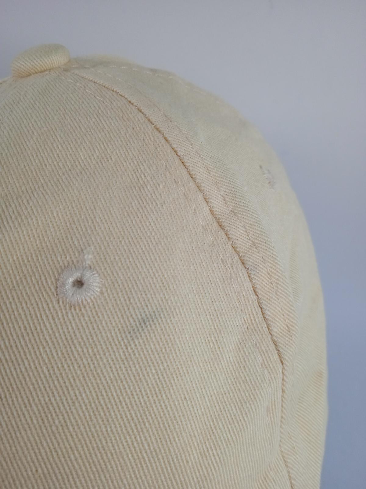 NANUSHKA Ladies Cr�me Yellow Cotton Val Embroidered Logo Cap One Size NEW