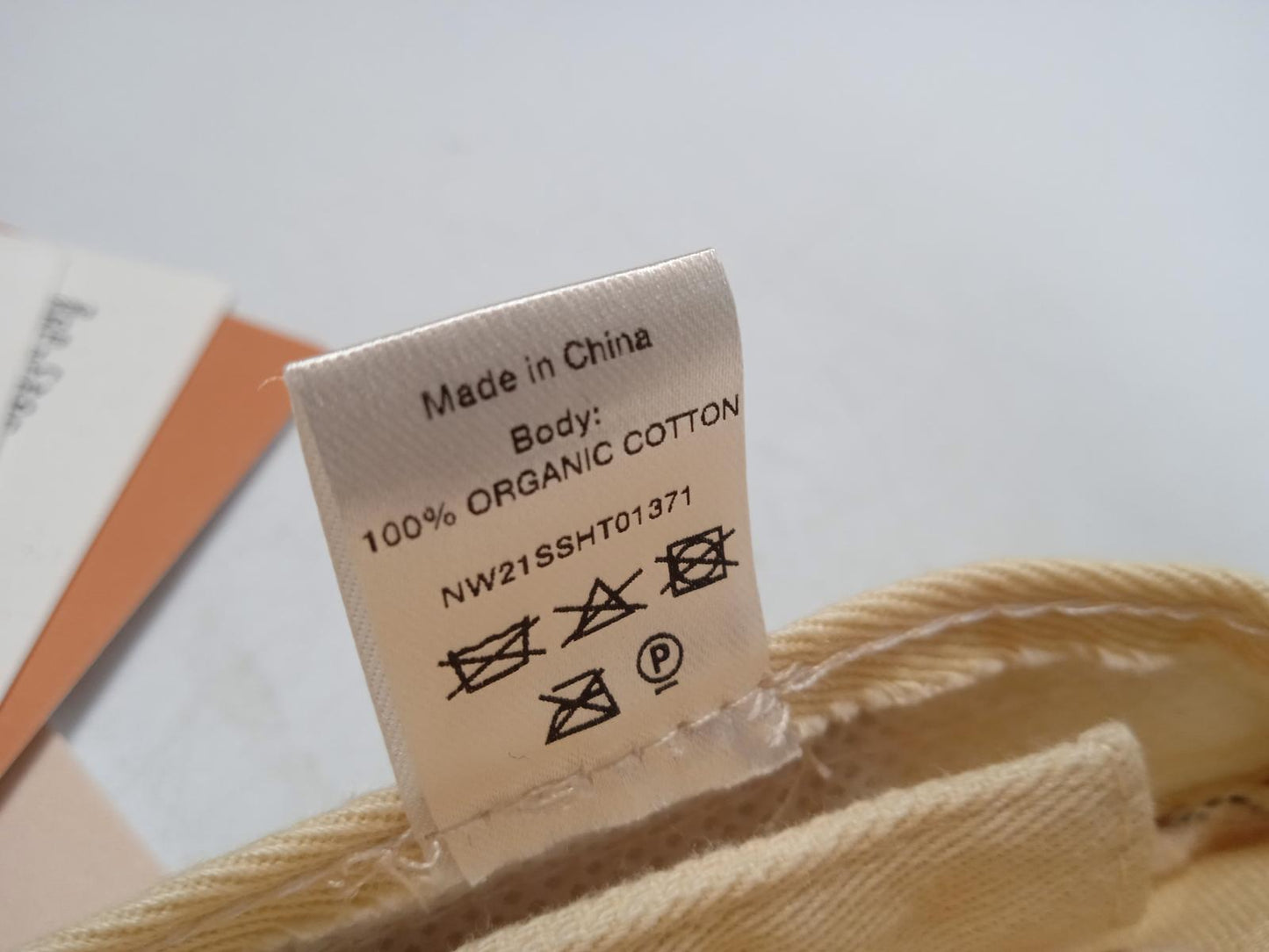 NANUSHKA Ladies Cr�me Yellow Cotton Val Embroidered Logo Cap One Size NEW