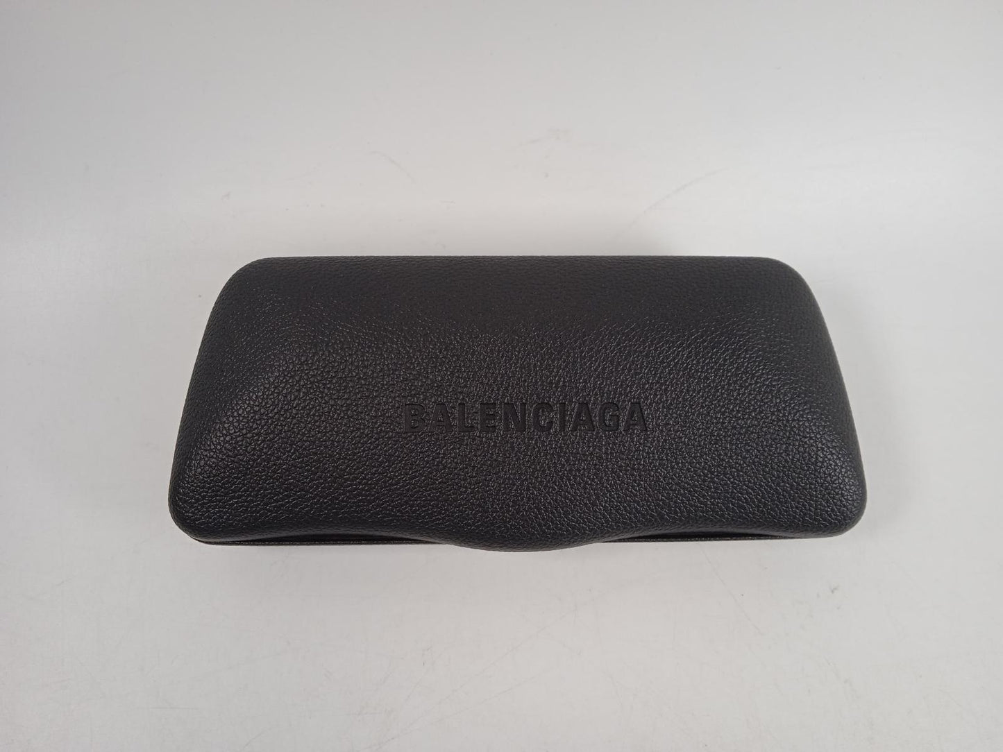 BALENCIAGA Men's Black Acetate Rive Gauche Square Sunglasses One Size NEW