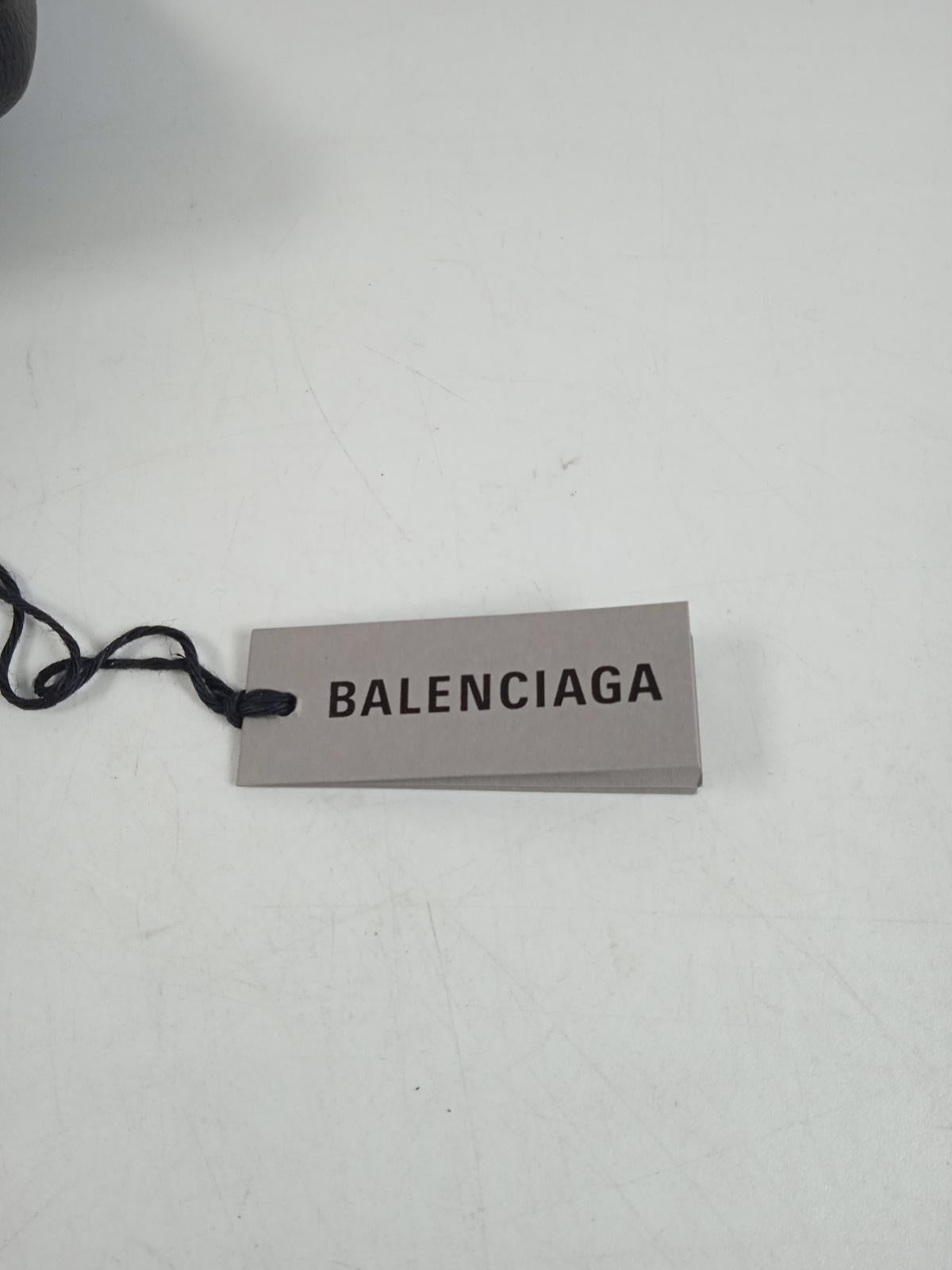BALENCIAGA Men's Black Acetate Rive Gauche Square Sunglasses One Size NEW