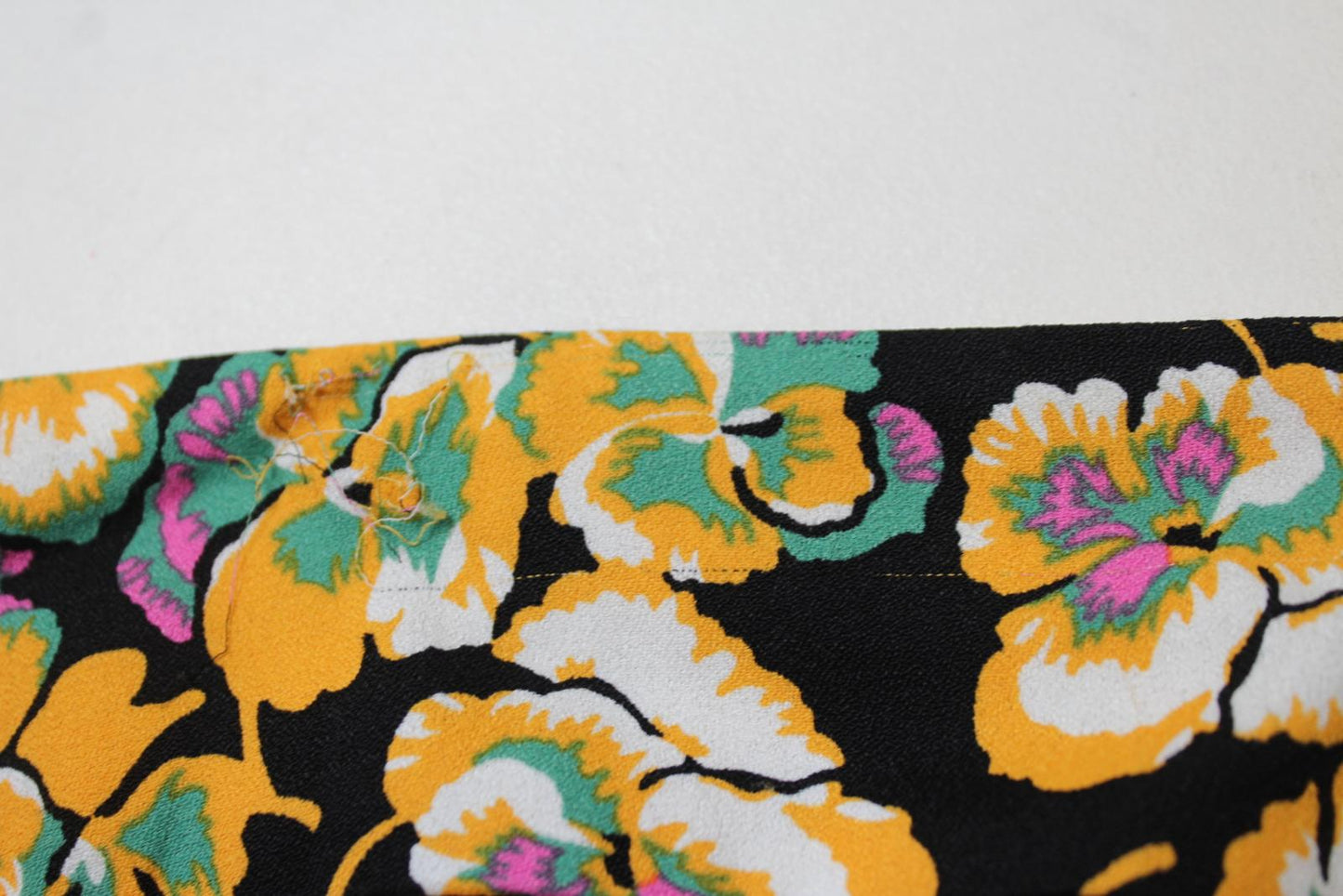 MARNI Ladies Black Yellow Asymmetric Draped Floral Midi Skirt IT40 UK8 NEW