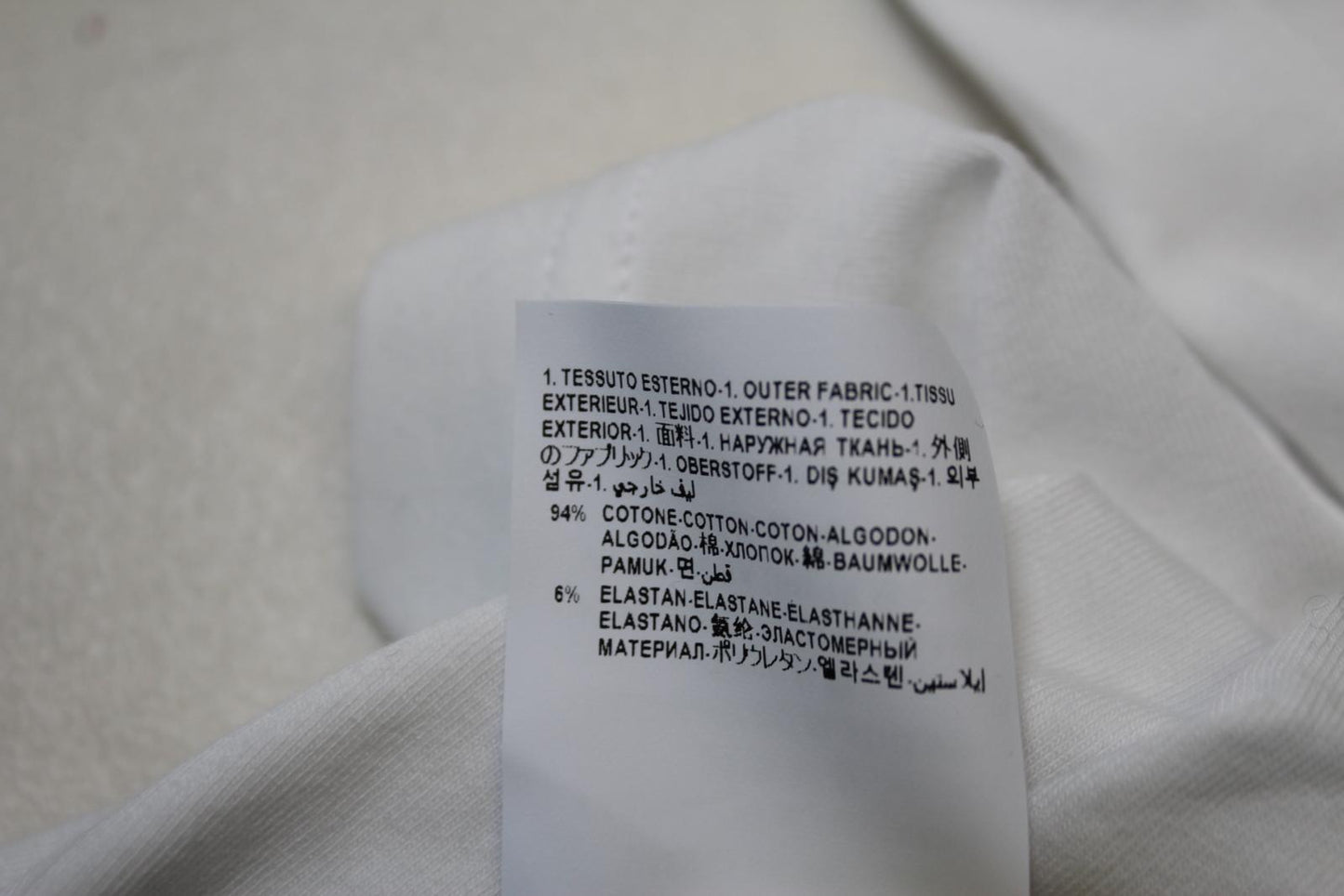 VERSACE Men's Optical White Short Sleeve Stretch Cotton Bi Pack T-Shirt 4/M NEW