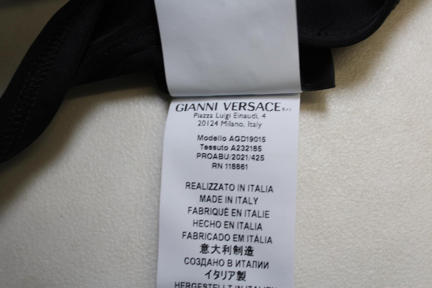 VERSACE Ladies La Greca Black Gold Medusa Racer Back Sports Bra 4/UK38/XL NEW