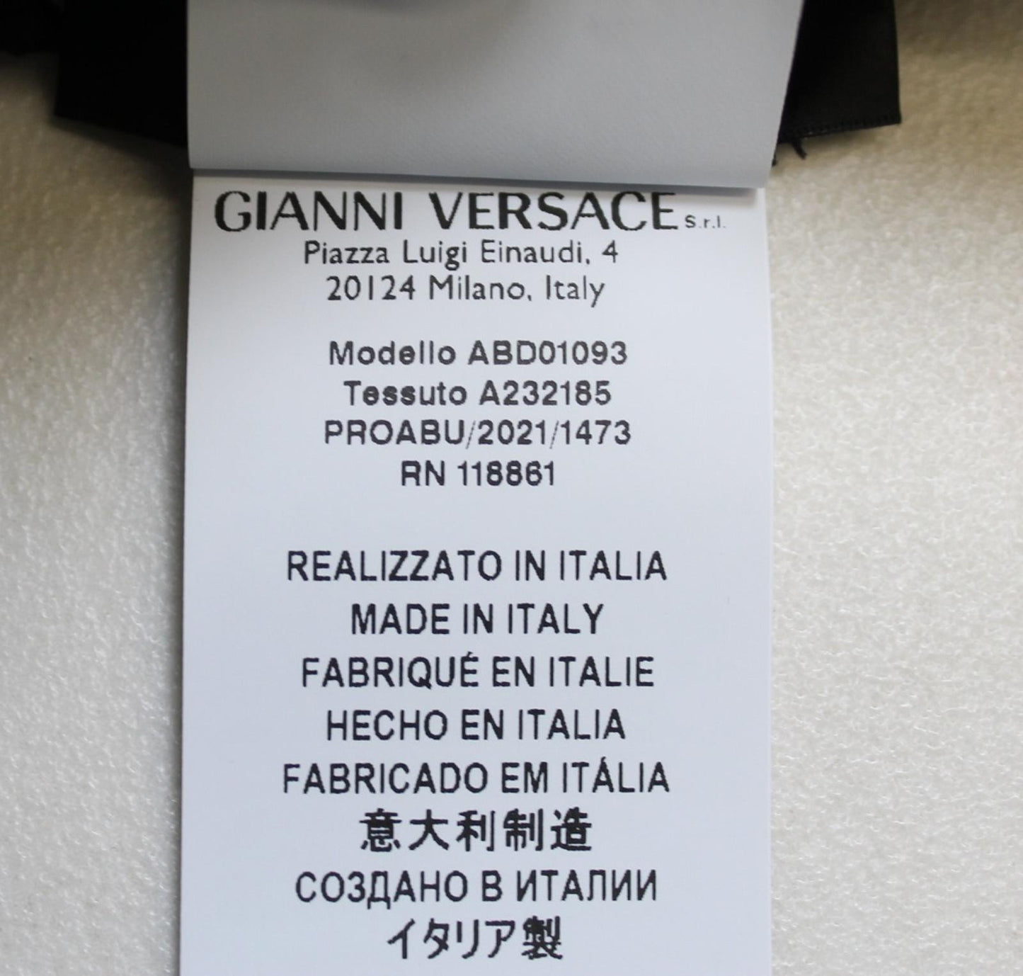 VERSACE Ladies Black Greca Logo Elasticated Waist Bikini Swim Bottoms 2/M NEW