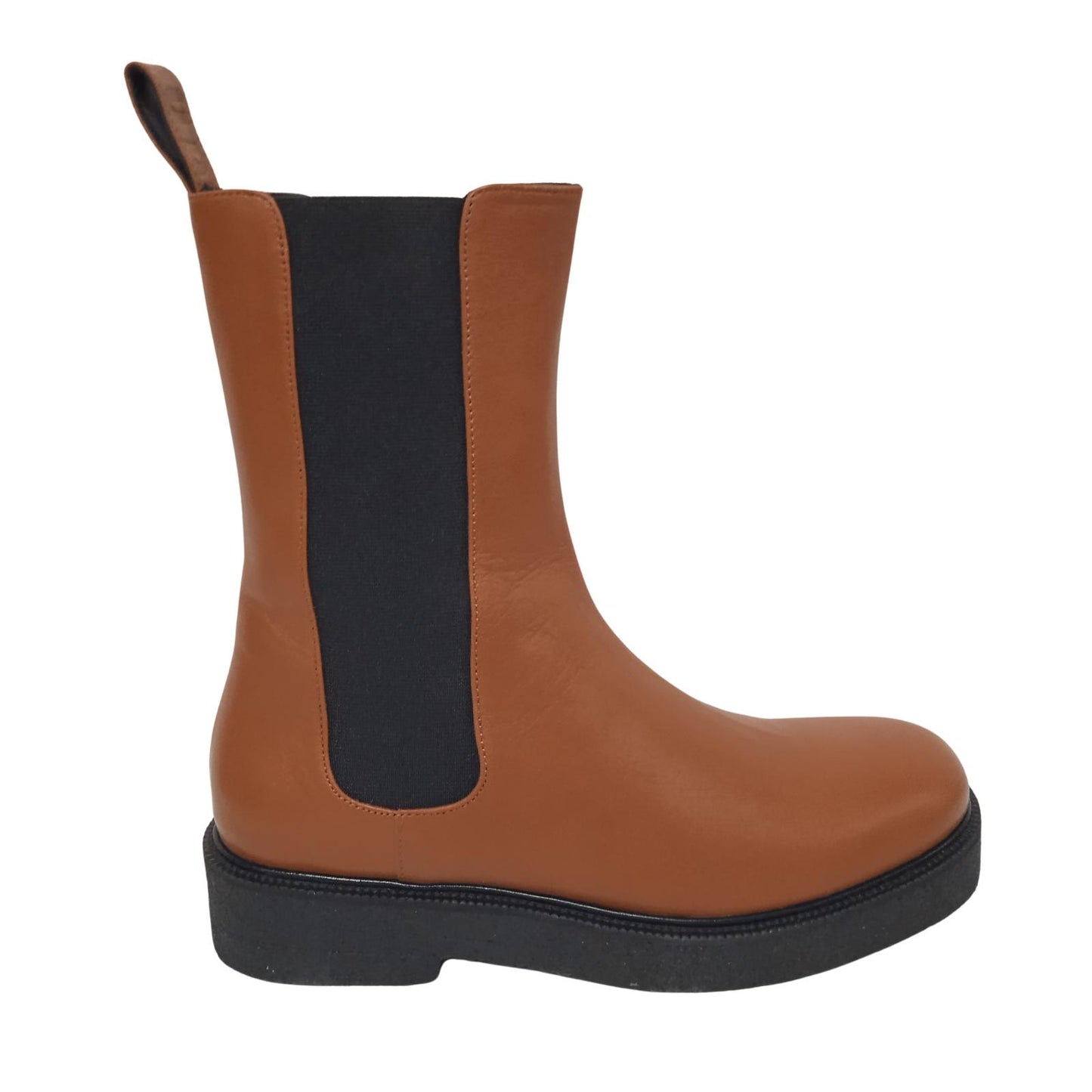 STAUD Ladies Tan Brown Leather Palamino Chelsea Boots EU38 UK5 RRP405 NEW