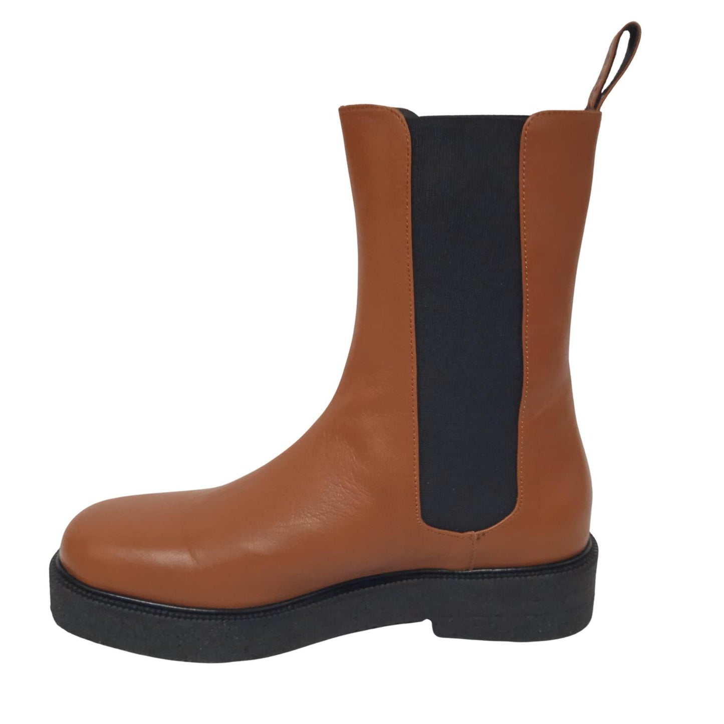 STAUD Ladies Tan Brown Leather Palamino Chelsea Boots EU38 UK5 RRP405 NEW