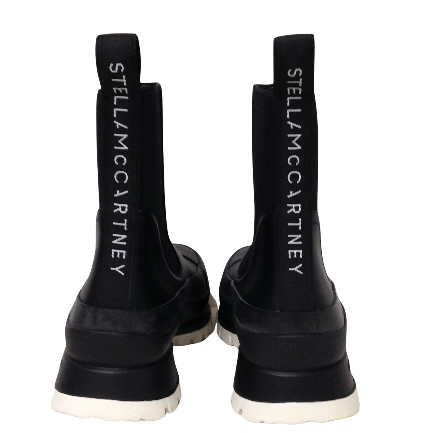 STELLA MCCARTNEY Flat Trace Eco Leather Ankle Boot Contrast Sole UK5 NEW RRP 525