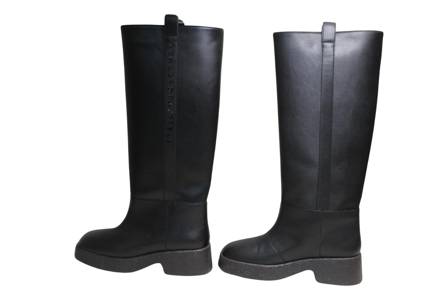 STELLA MCCARTNEY Ladies Skyla Alter Sport Mat Black Knee Boots UK5 NEW RRP710