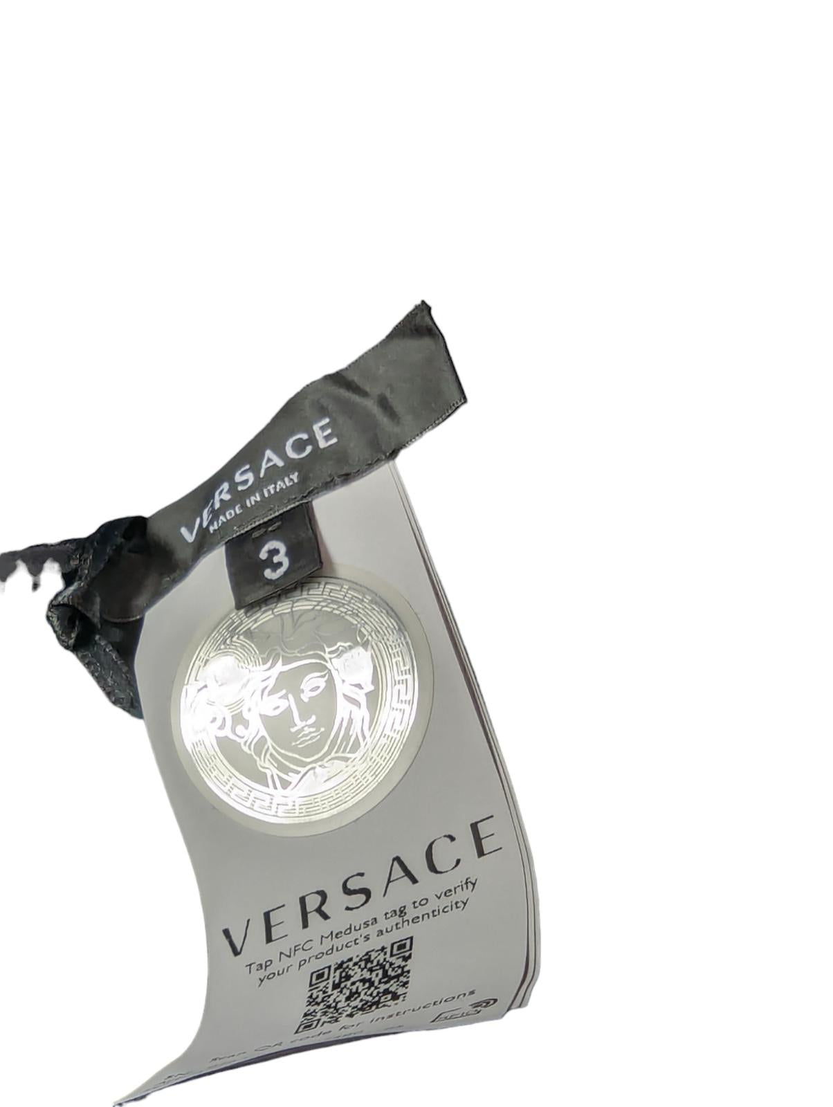 VERSACE Bikini Black Swimming Costumes Baroque Wide Strap M NEW RRP 235