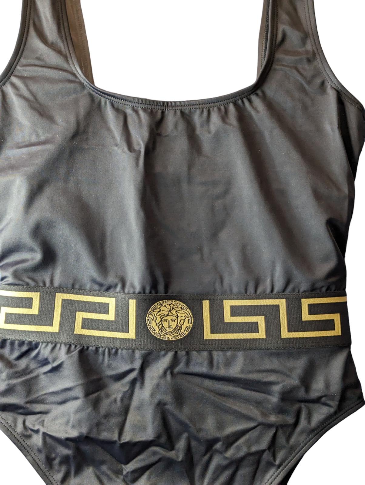 VERSACE Bikini Black Swimming Costumes Waist Baroque Print Medusa XS NEW RRP 305