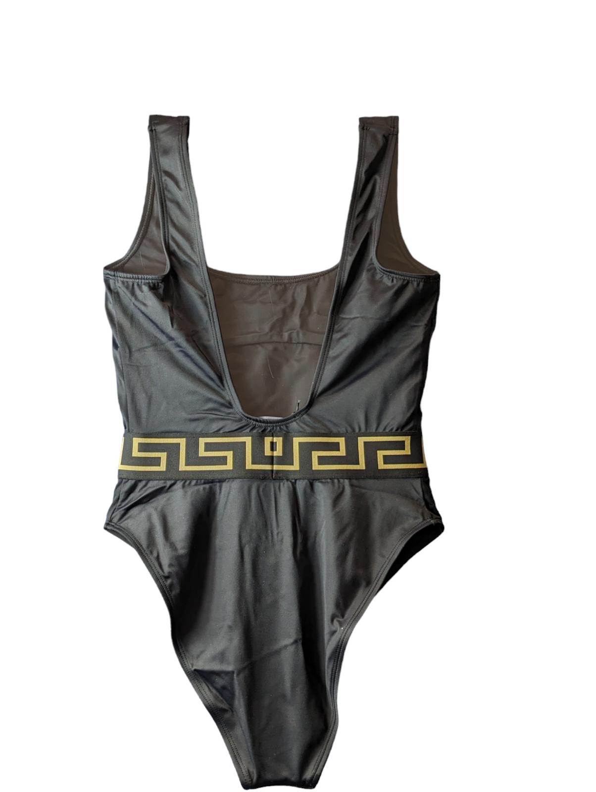 VERSACE Bikini Black Swimming Costumes Waist Baroque Print Medusa XS NEW RRP 305
