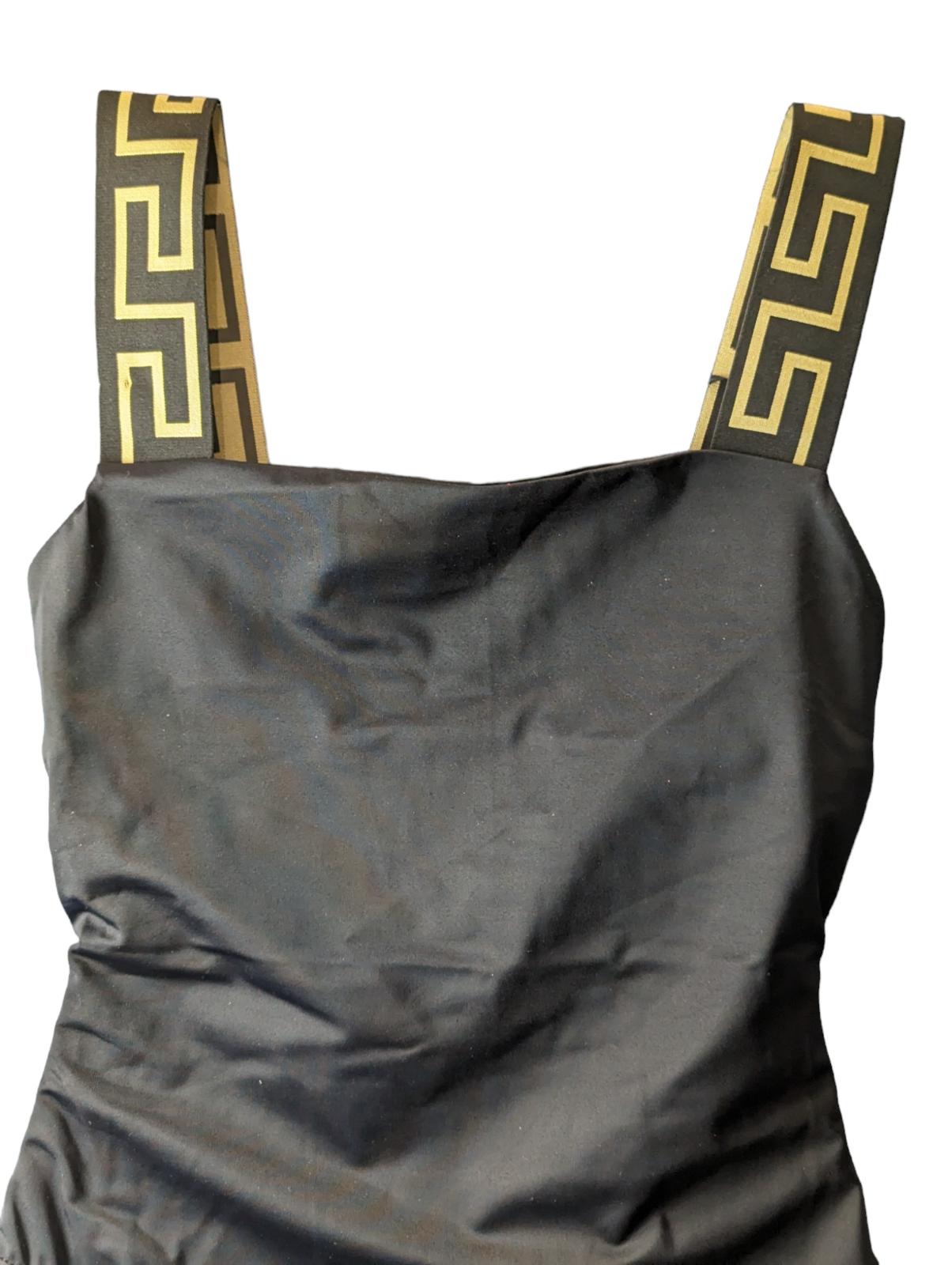 VERSACE Bikini Black Wide Strap Baroque Swimming Costumes M NEW RRP 235
