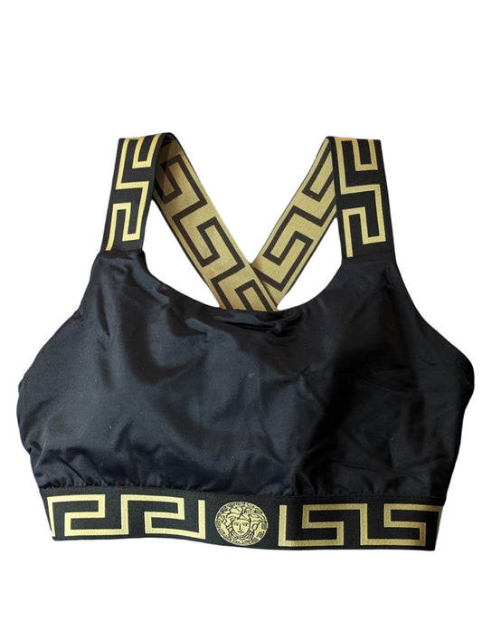 VERSACE Bikini Tops Black Ladies Swim Bikini Lycra Vita S NEW RRP 180