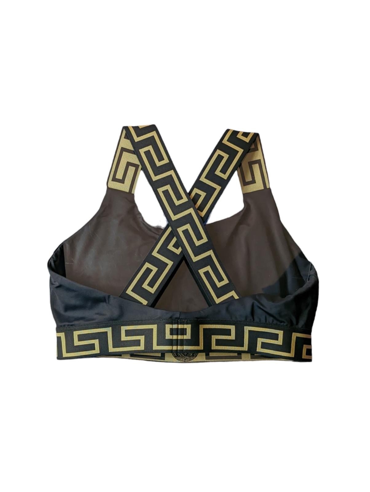 VERSACE Bikini Tops Black Ladies Lycra Vita Reciclato S NEW RRP 180