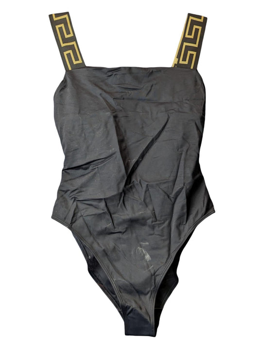VERSACE Swimming Costumes Black Ladies Swimsuit Classic One Piece L NEW RRP 235
