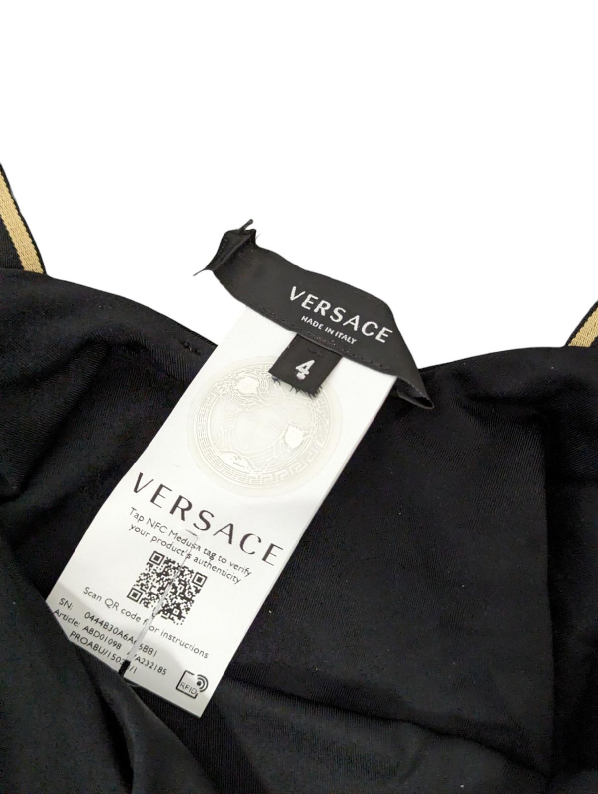 VERSACE Swimming Costumes Black Ladies Swimsuit One Piece L NEW RRP 235