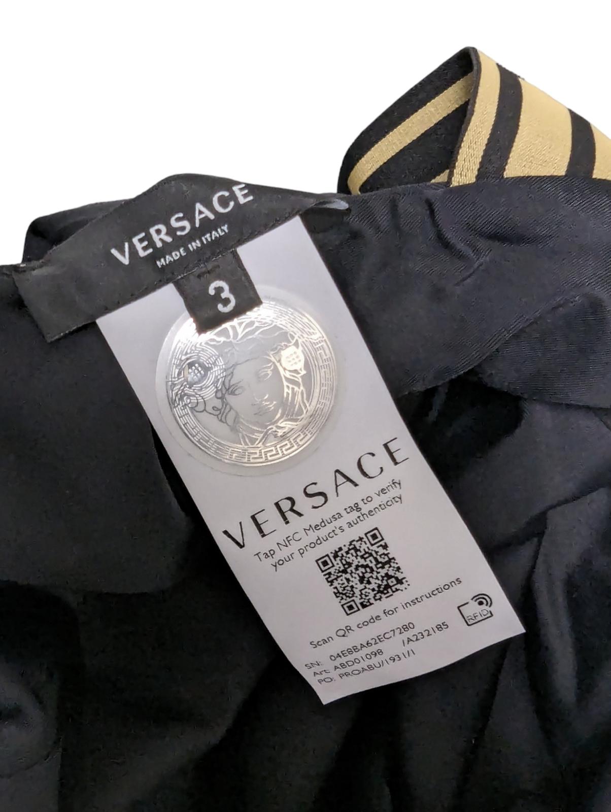 VERSACE Swimming Costumes Black Ladies Swimsuit One Piece M NEW RRP 235