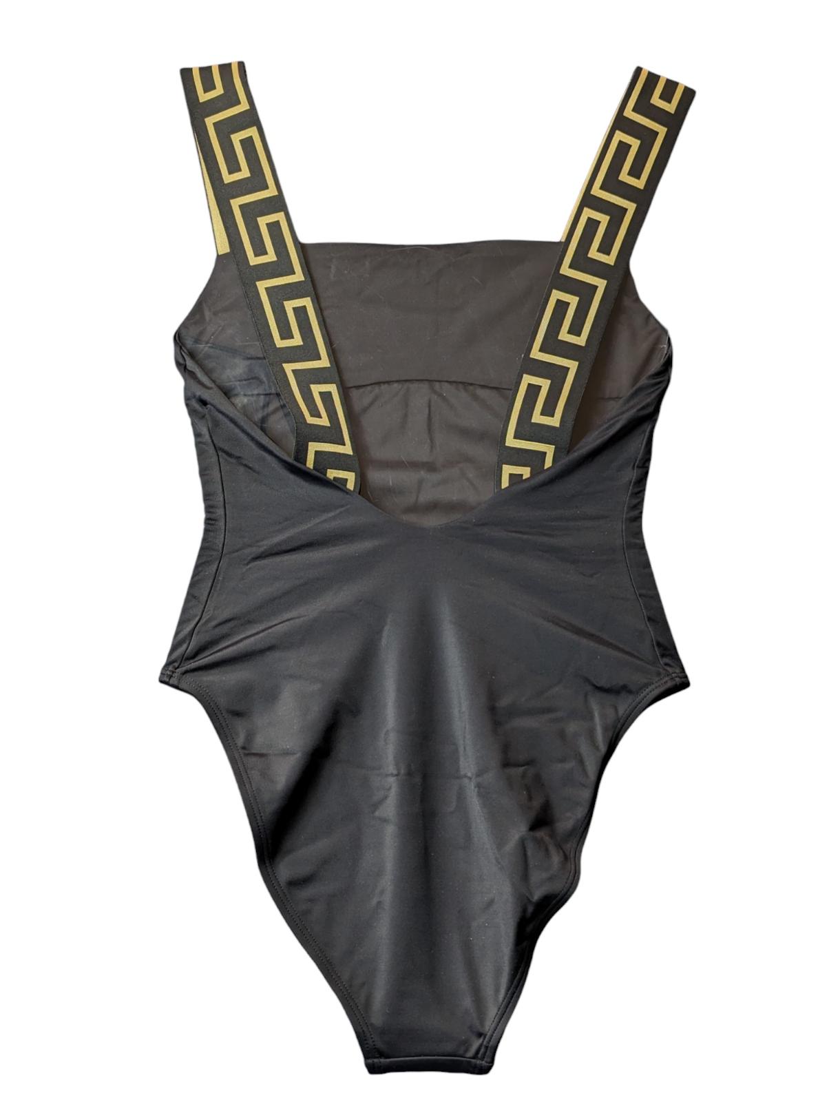 VERSACE Swimming Costumes Black Ladies Swimsuit Classic One Piece XS NEW RRP 235