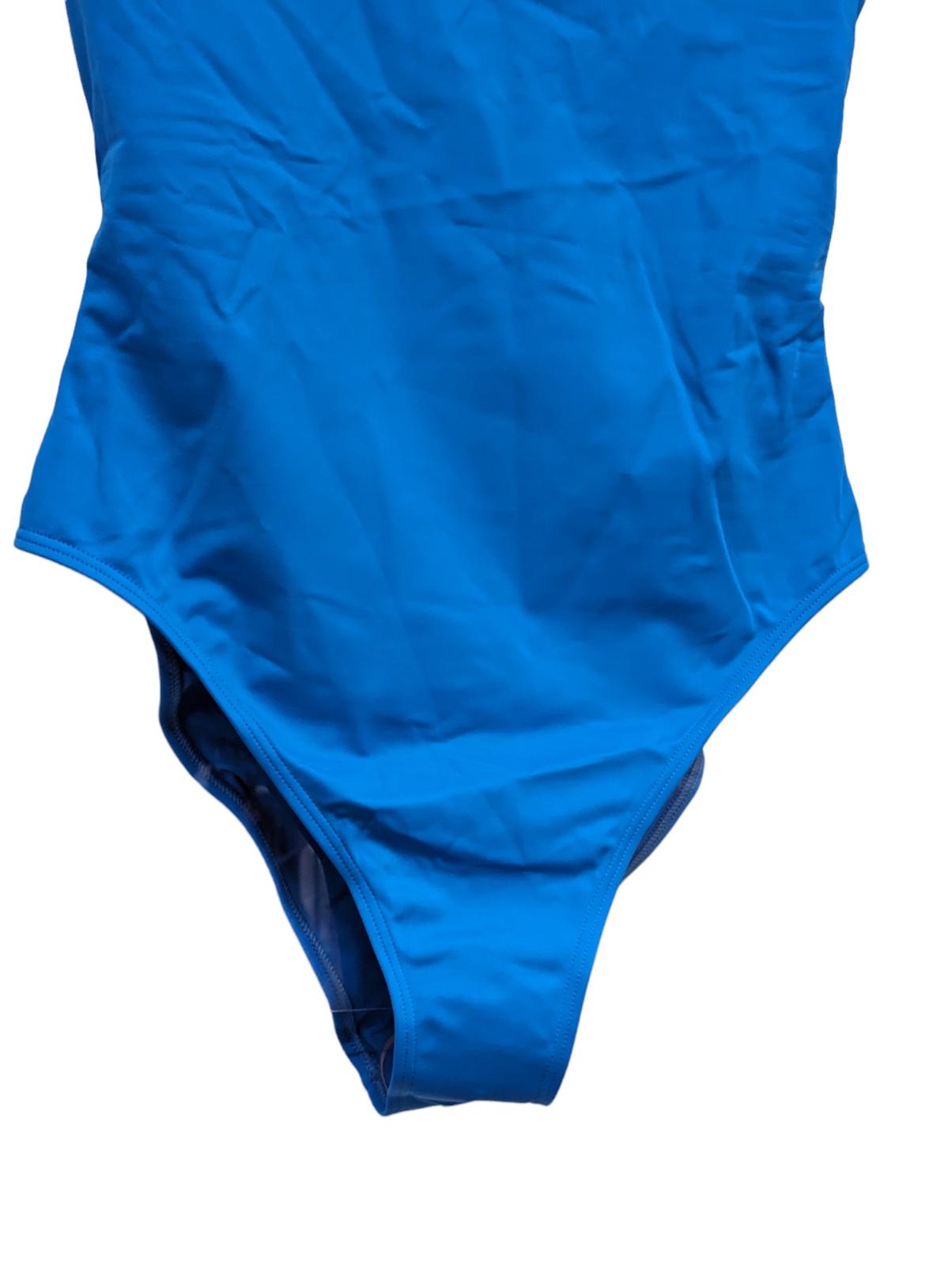 VERSACE Swimming Costume Blue Ladies Swimsuit One Piece Vita L NEW RRP 235