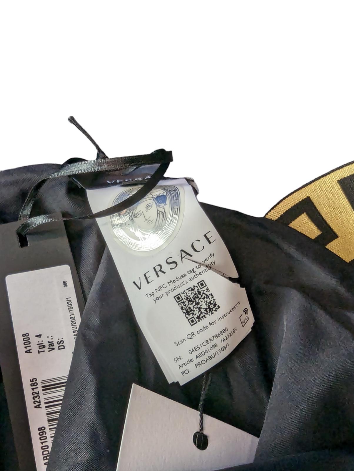 VERSACE Swimming Costume Black Ladies Swimsuit Classic Vita L NEW RRP 235