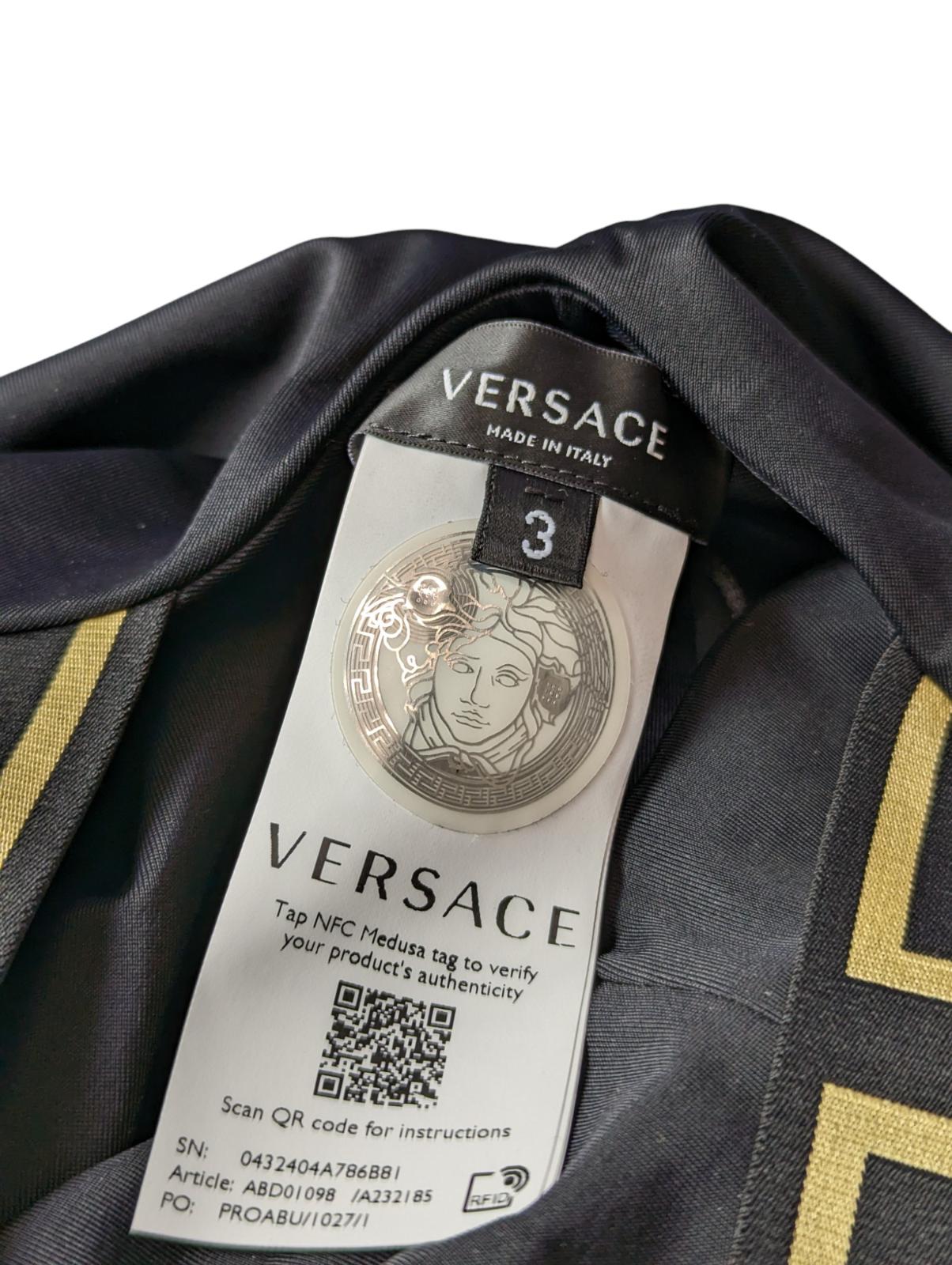 VERSACE Swim Black Ladies Swimsuit Classic Single Piece Vita M NEW RRP 235