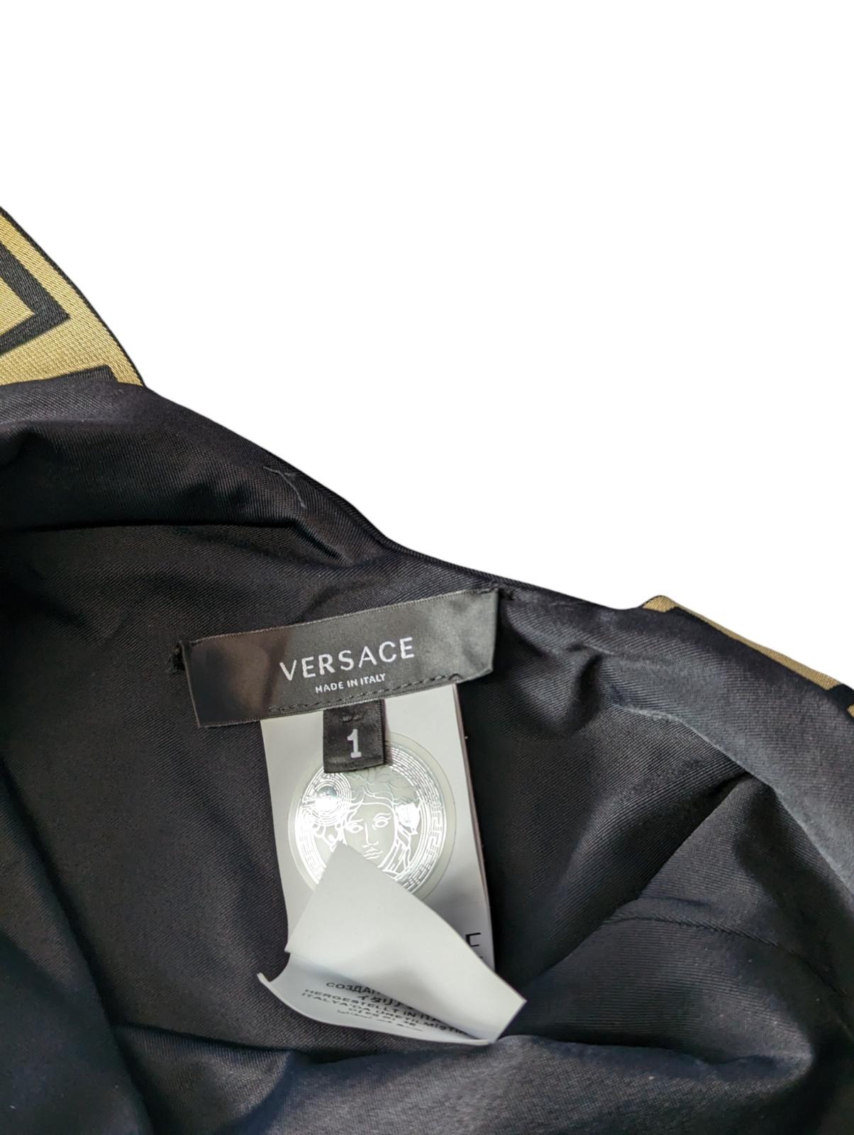 VERSACE Swimming Costumes Black Swimsuit Classic One Piece Vita XS NEW RRP 235