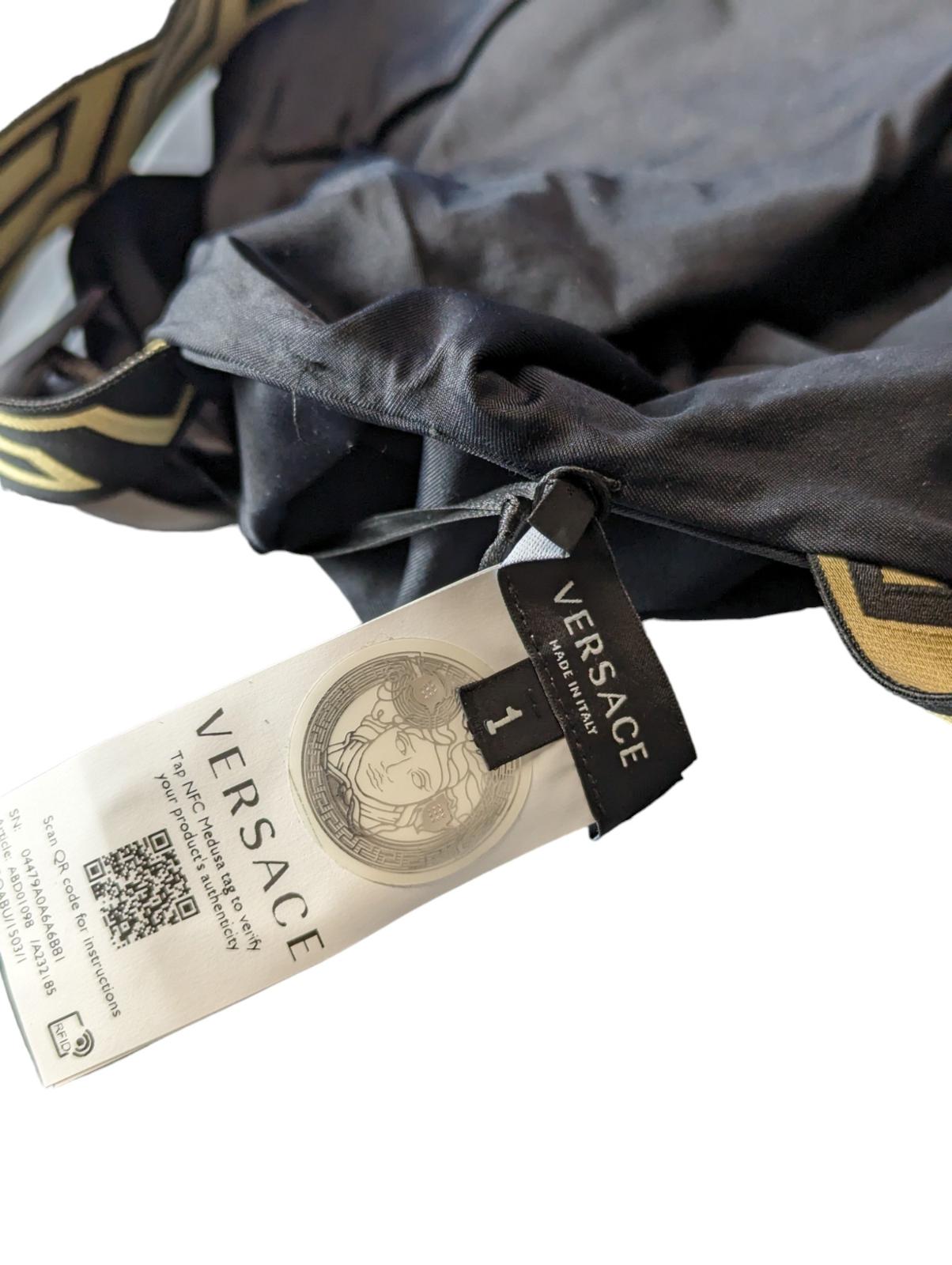 VERSACE Swimming Costumes Black Ladies Swimsuit Classic Vita XS NEW RRP 235