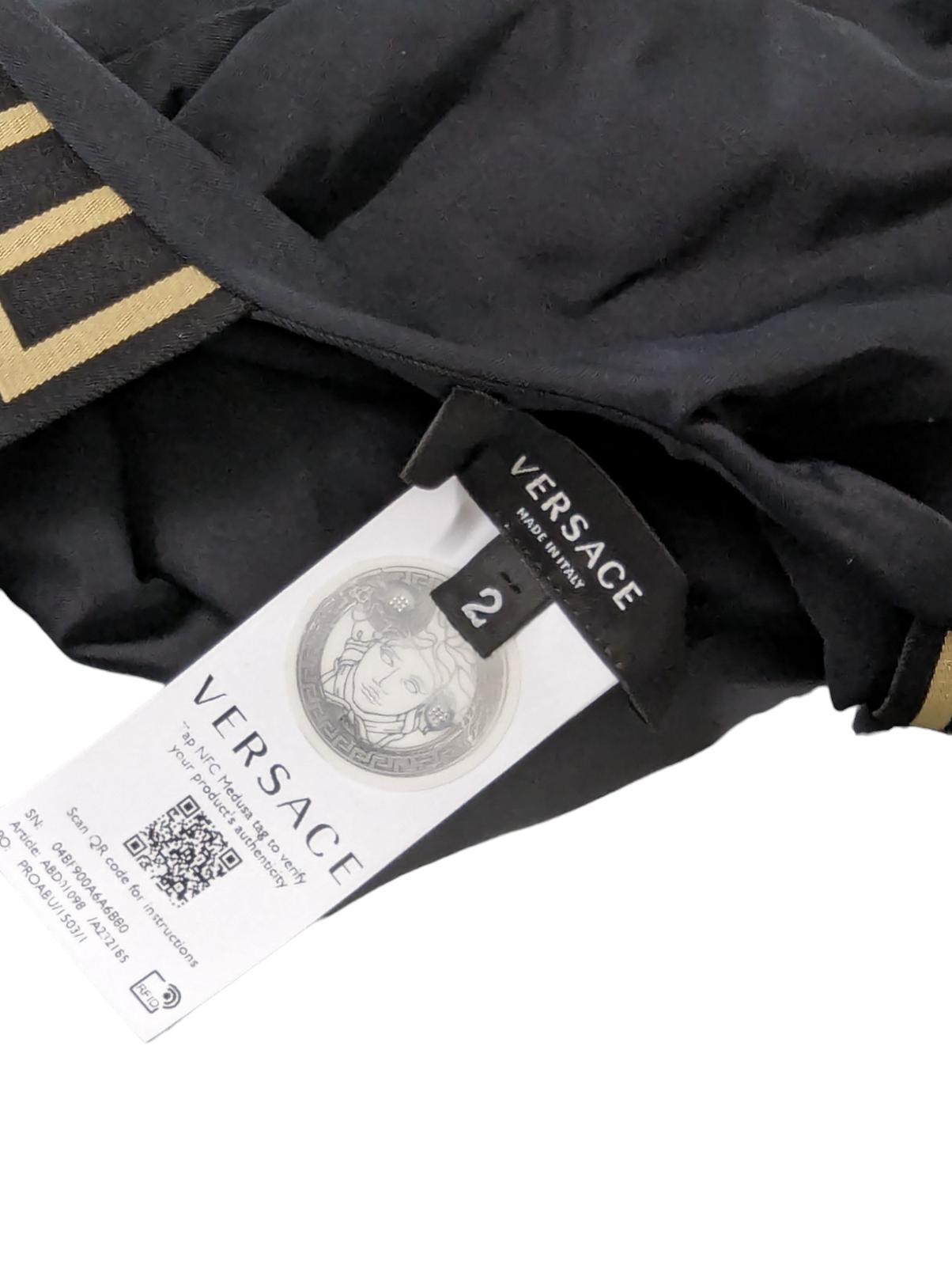VERSACE Swimming Costumes Black Ladies Swimsuit One Piece Vita S NEW RRP 235